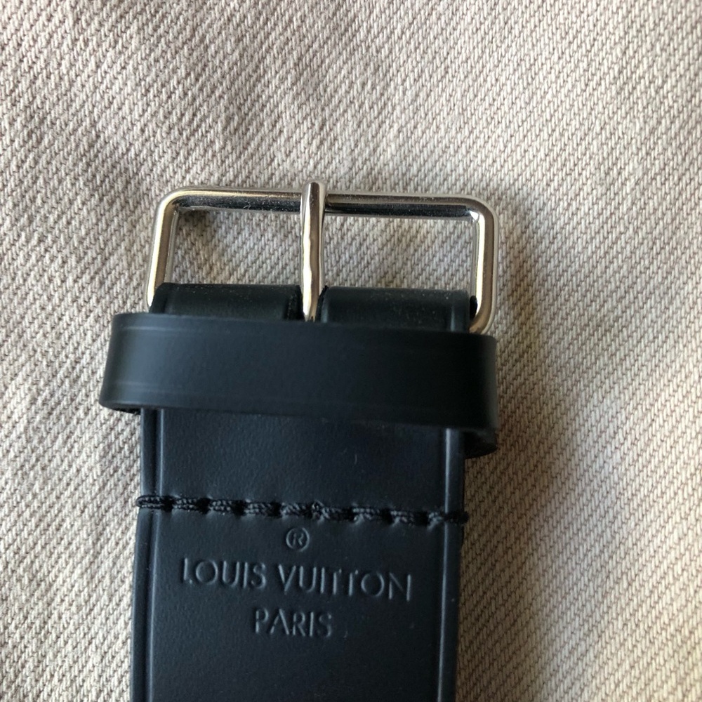 Louis Vuitton Black Leather Strap
